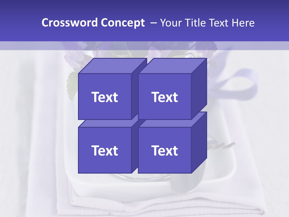 Fork Decoration Setting PowerPoint Template