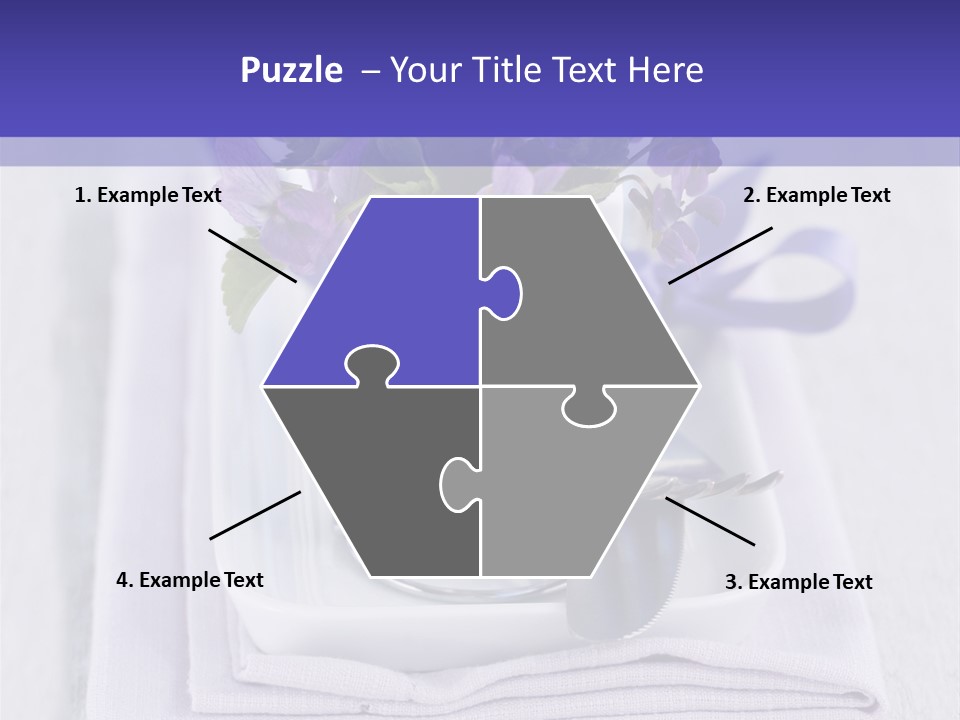 Fork Decoration Setting PowerPoint Template