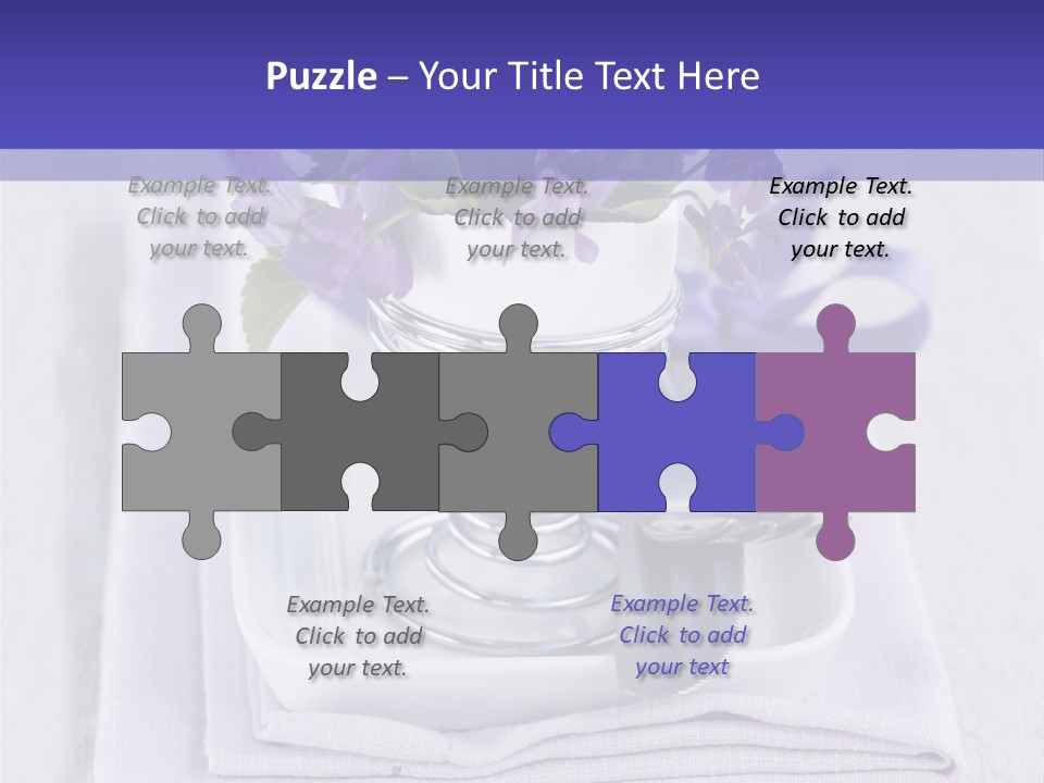 Fork Decoration Setting PowerPoint Template