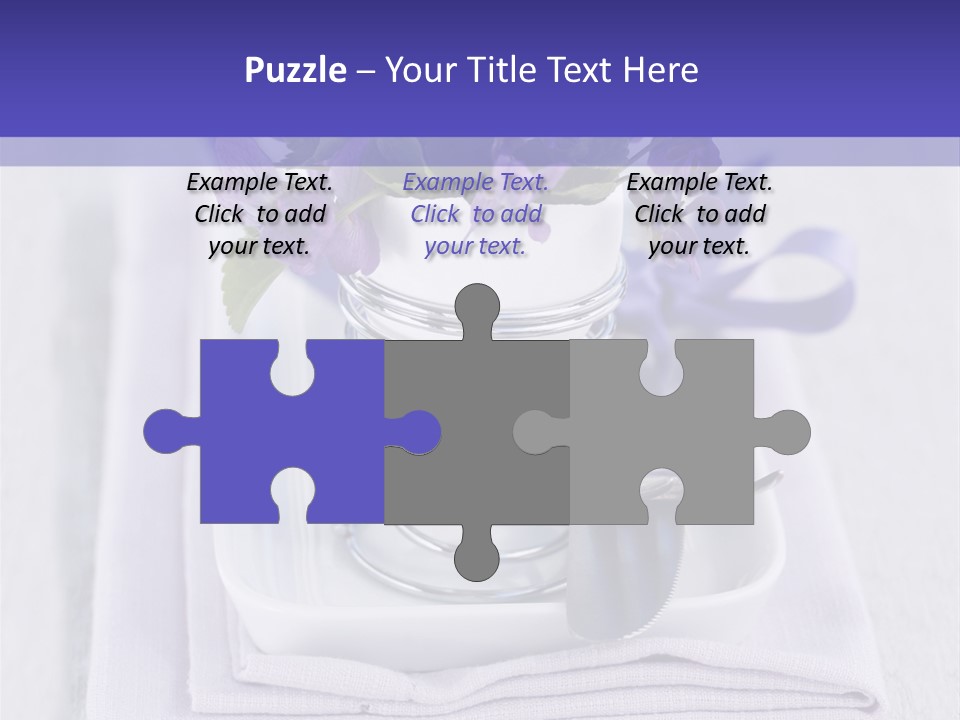 Fork Decoration Setting PowerPoint Template