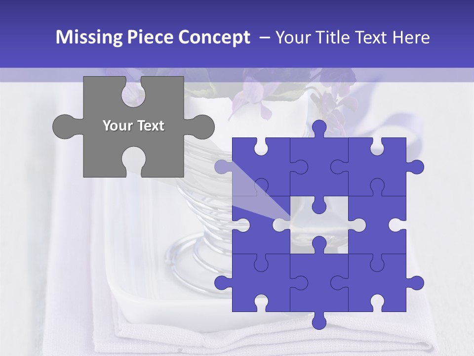 Fork Decoration Setting PowerPoint Template