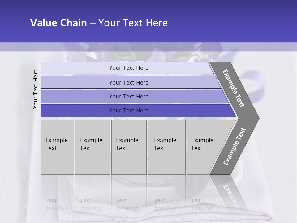Fork Decoration Setting PowerPoint Template