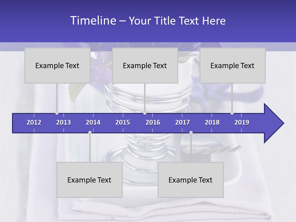 Fork Decoration Setting PowerPoint Template