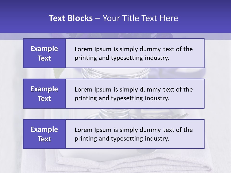 Fork Decoration Setting PowerPoint Template