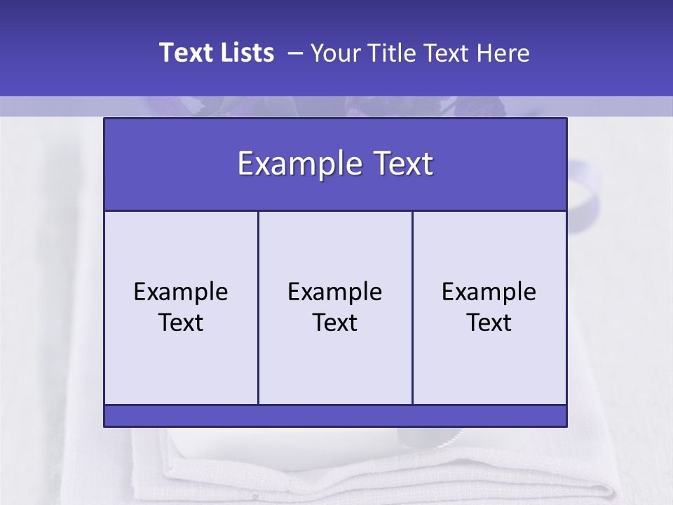 Fork Decoration Setting PowerPoint Template