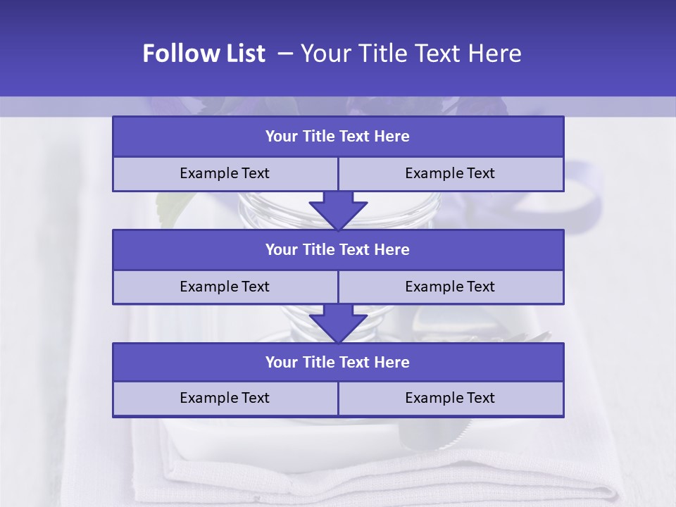 Fork Decoration Setting PowerPoint Template