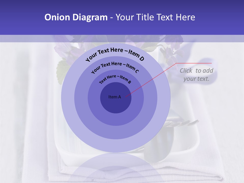 Fork Decoration Setting PowerPoint Template