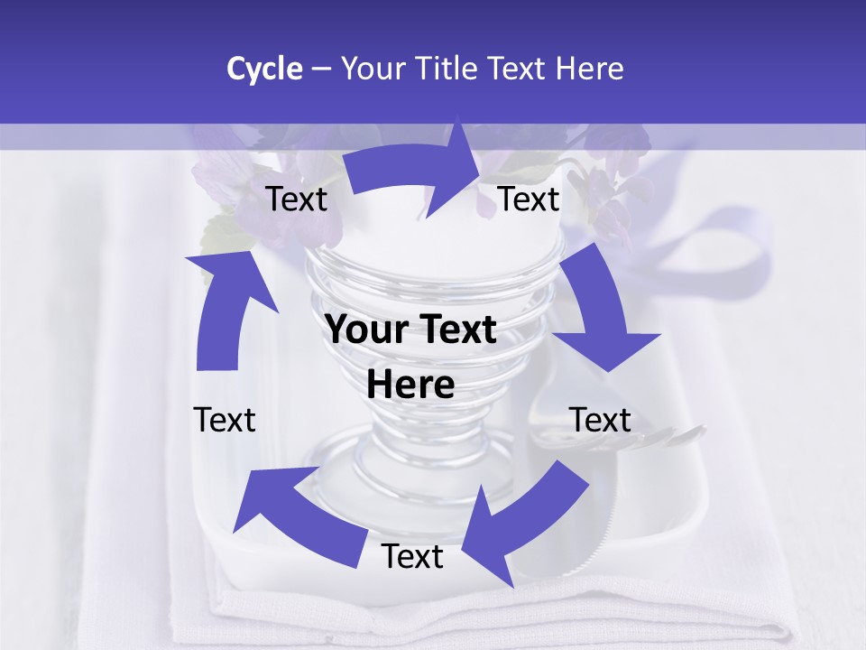 Fork Decoration Setting PowerPoint Template