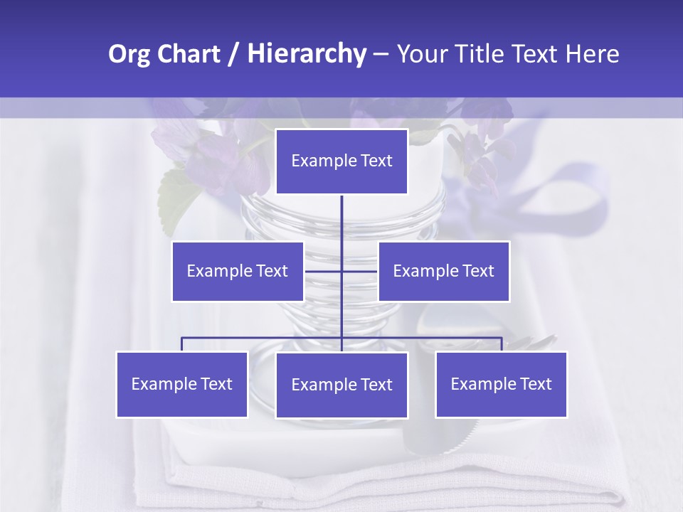 Fork Decoration Setting PowerPoint Template