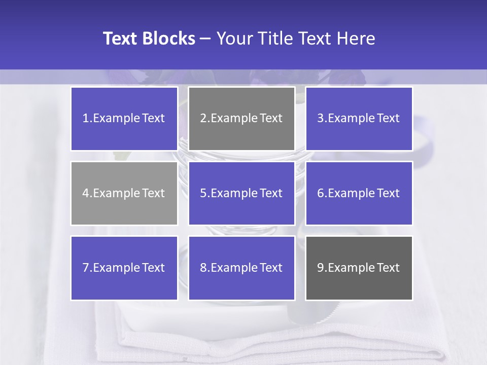 Fork Decoration Setting PowerPoint Template
