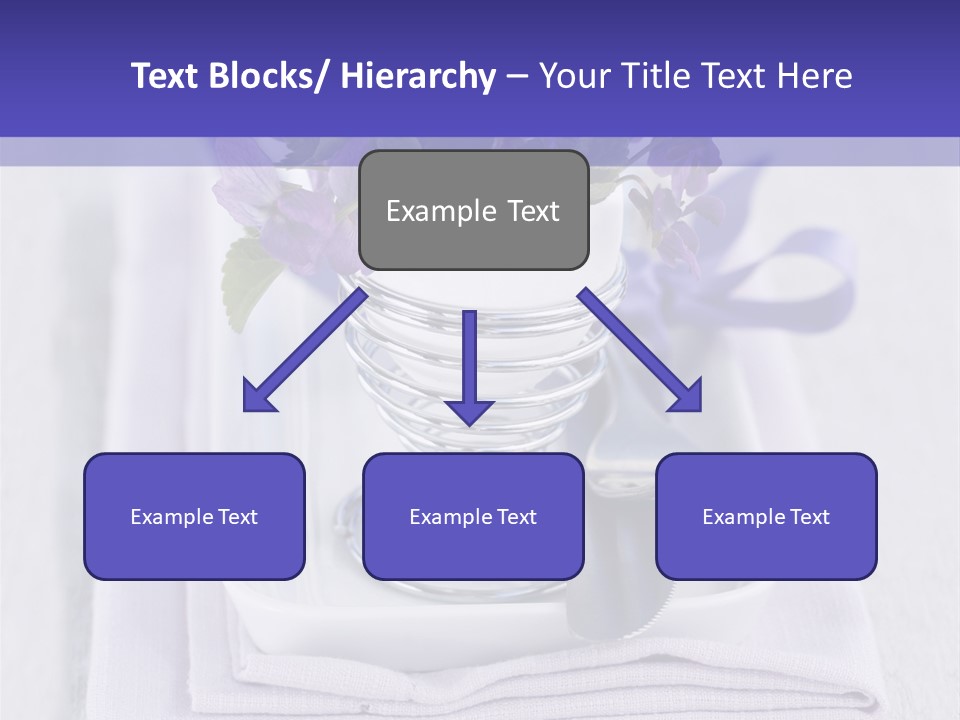 Fork Decoration Setting PowerPoint Template
