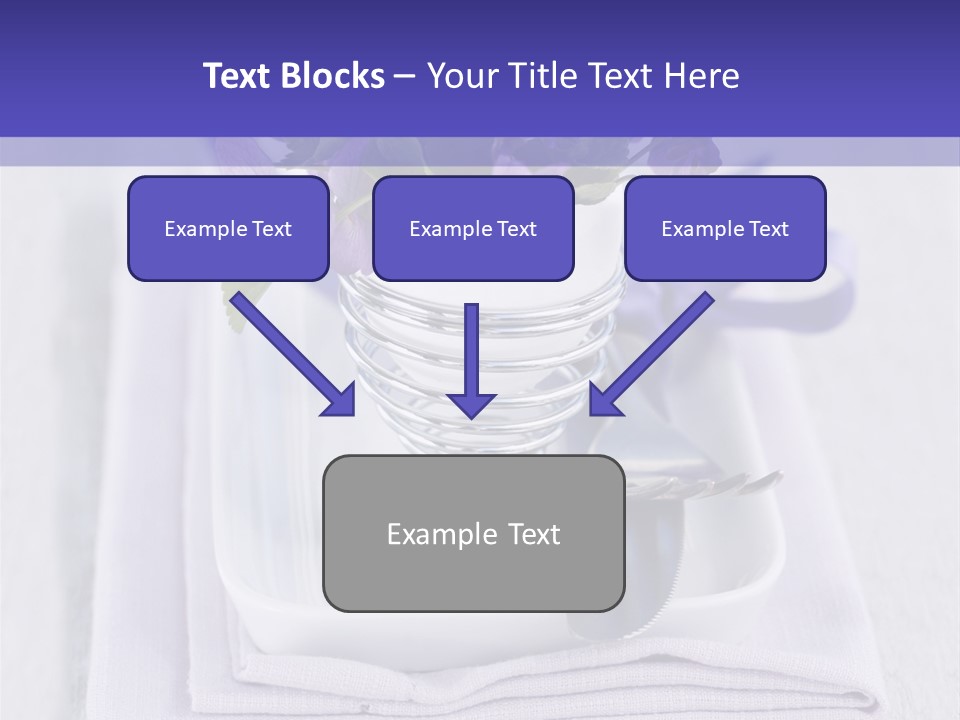 Fork Decoration Setting PowerPoint Template