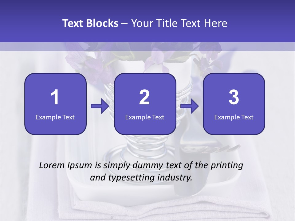 Fork Decoration Setting PowerPoint Template