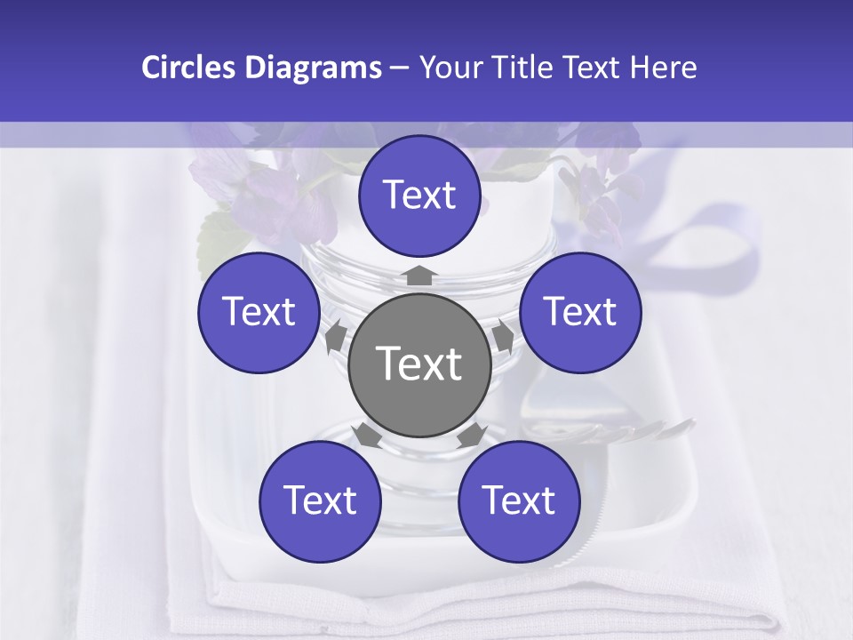 Fork Decoration Setting PowerPoint Template