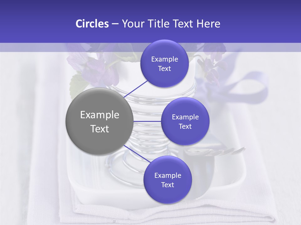 Fork Decoration Setting PowerPoint Template