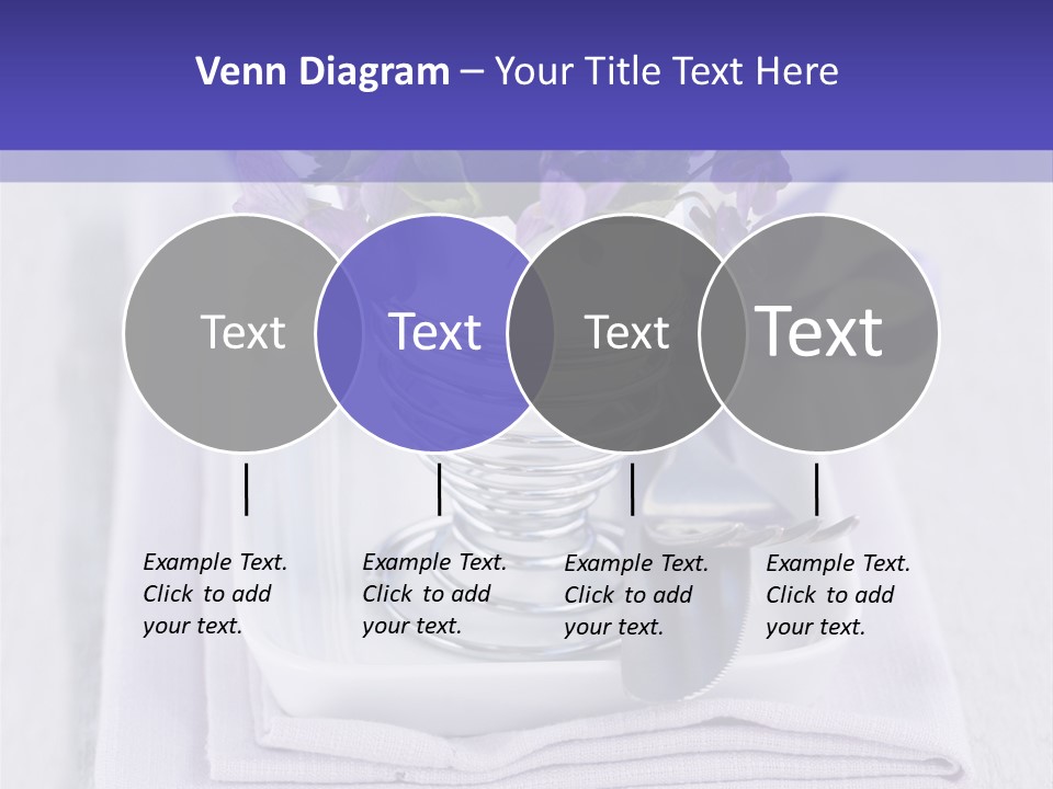 Fork Decoration Setting PowerPoint Template