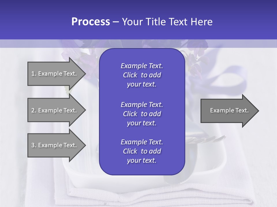 Fork Decoration Setting PowerPoint Template