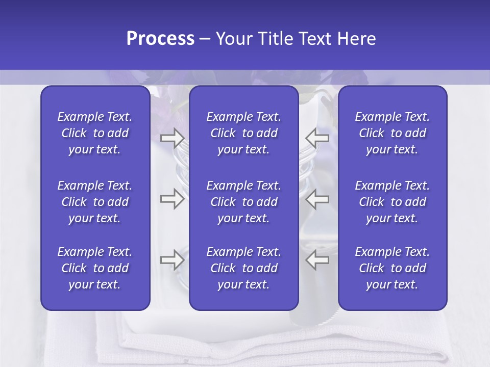 Fork Decoration Setting PowerPoint Template