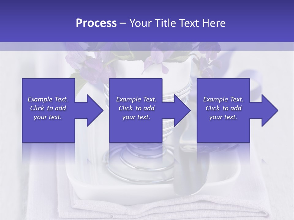 Fork Decoration Setting PowerPoint Template