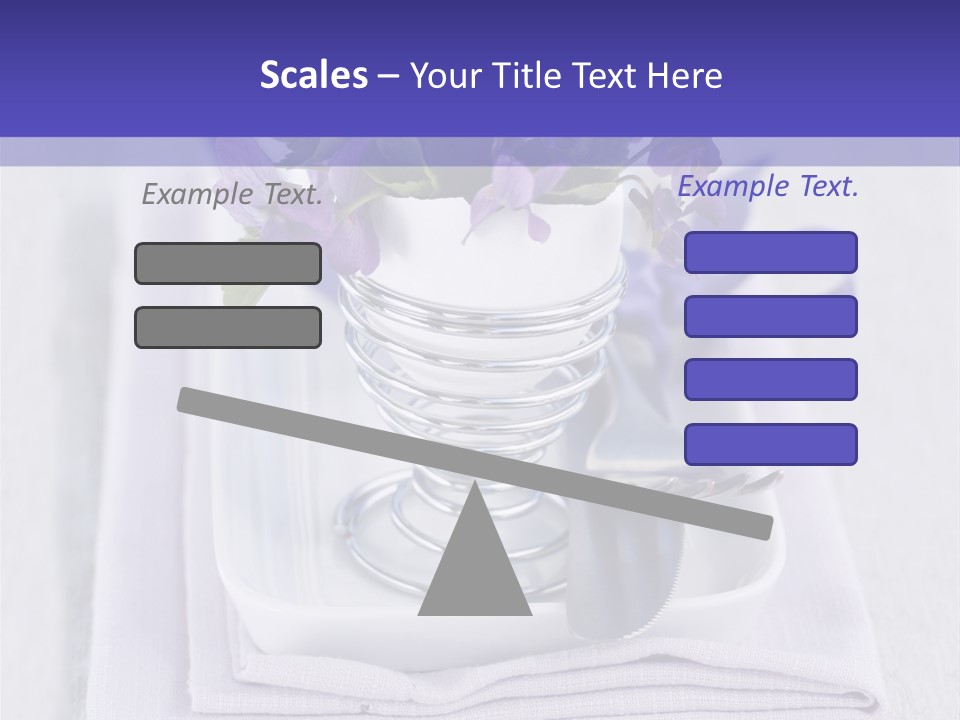Fork Decoration Setting PowerPoint Template