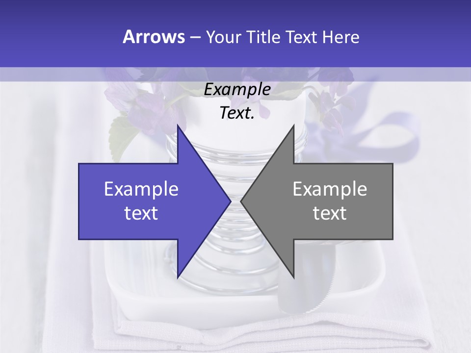 Fork Decoration Setting PowerPoint Template