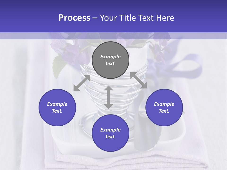 Fork Decoration Setting PowerPoint Template