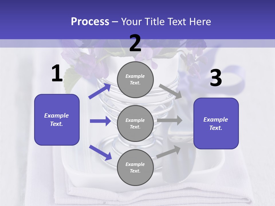 Fork Decoration Setting PowerPoint Template