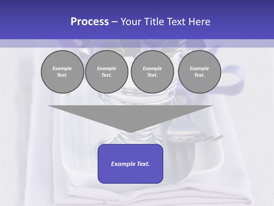 Fork Decoration Setting PowerPoint Template