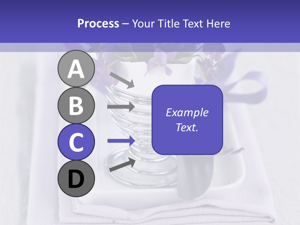 Fork Decoration Setting PowerPoint Template