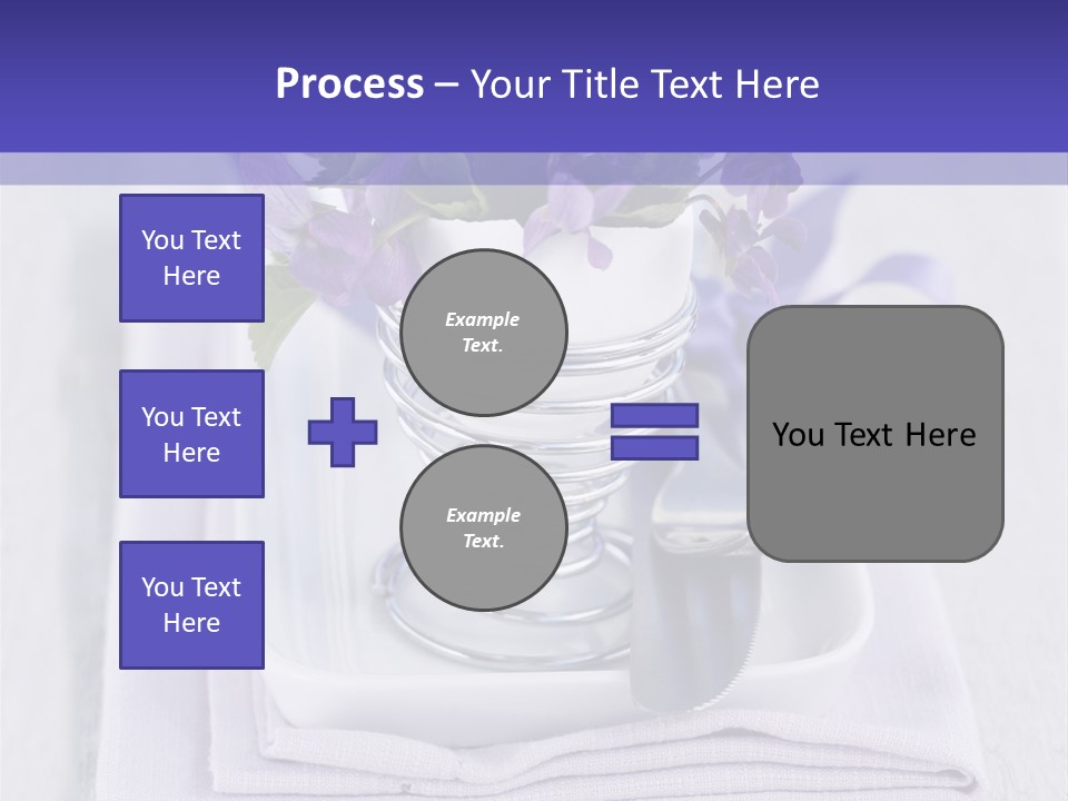 Fork Decoration Setting PowerPoint Template
