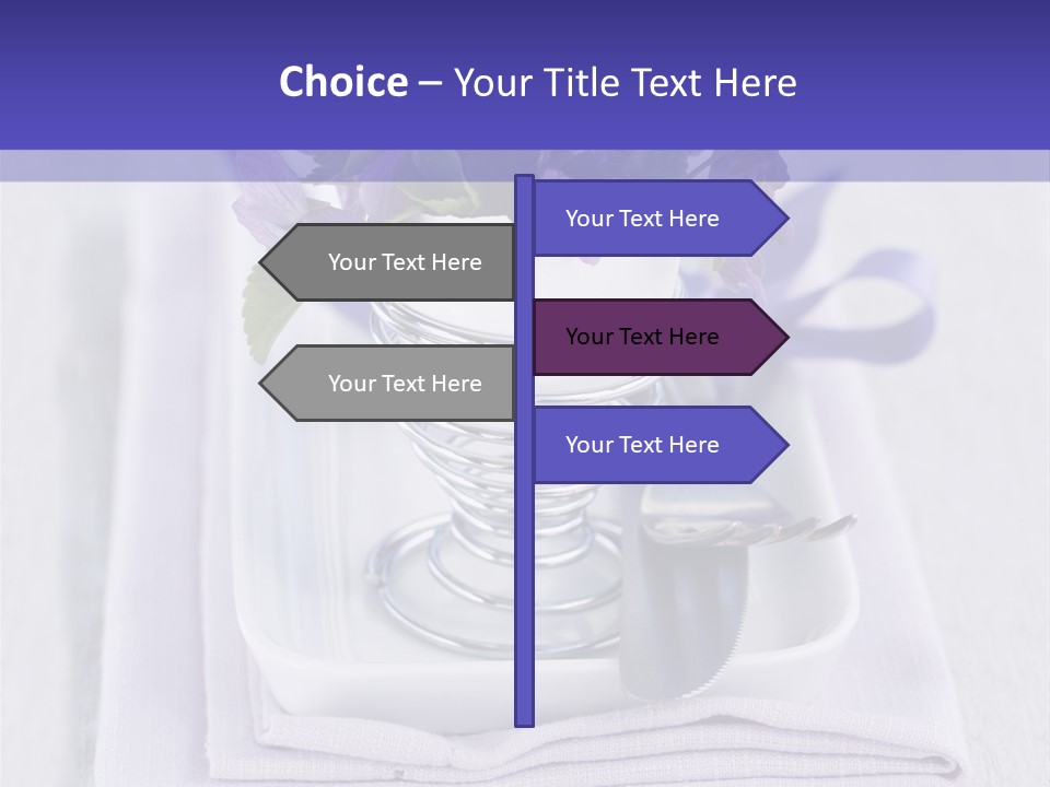 Fork Decoration Setting PowerPoint Template
