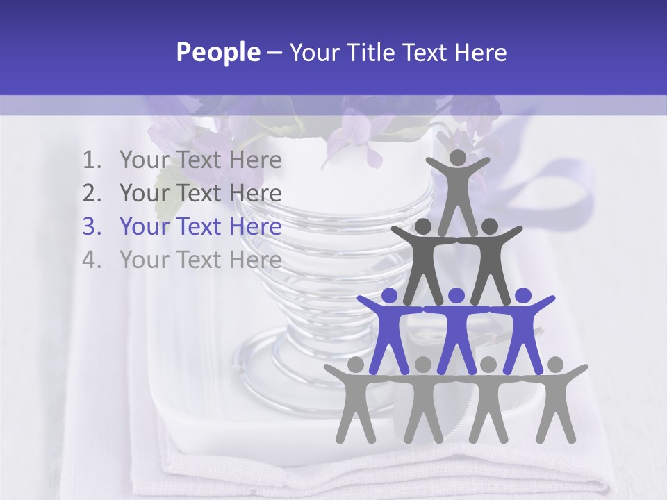 Fork Decoration Setting PowerPoint Template