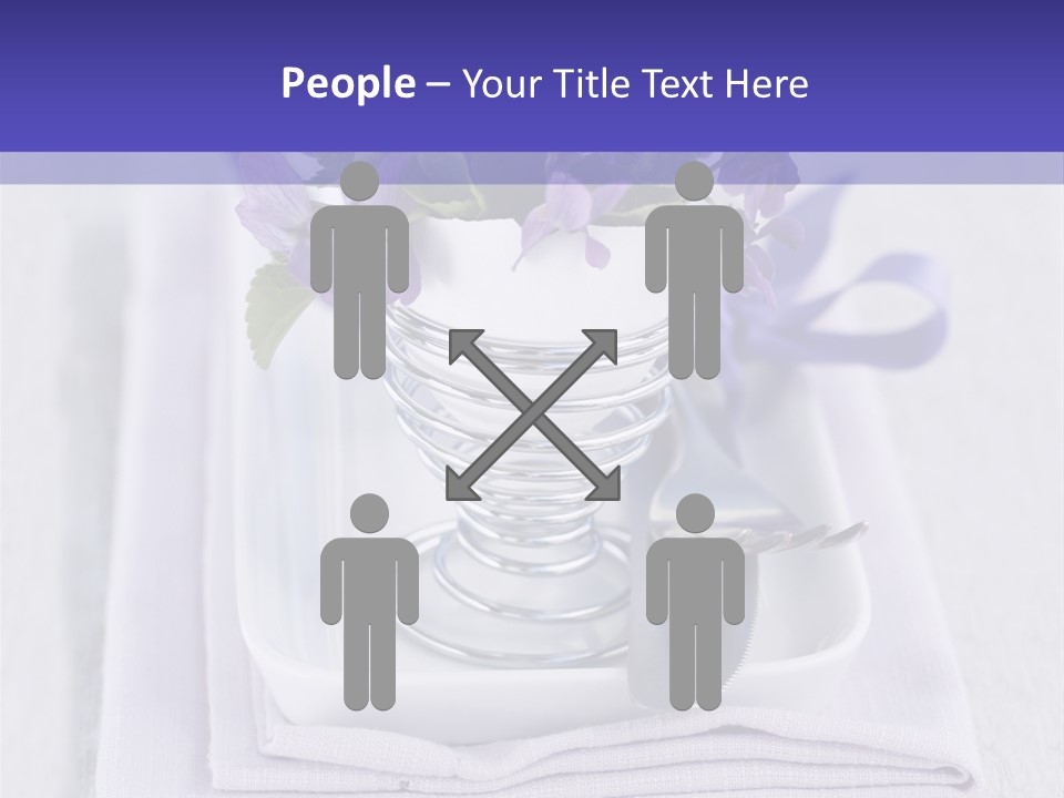 Fork Decoration Setting PowerPoint Template