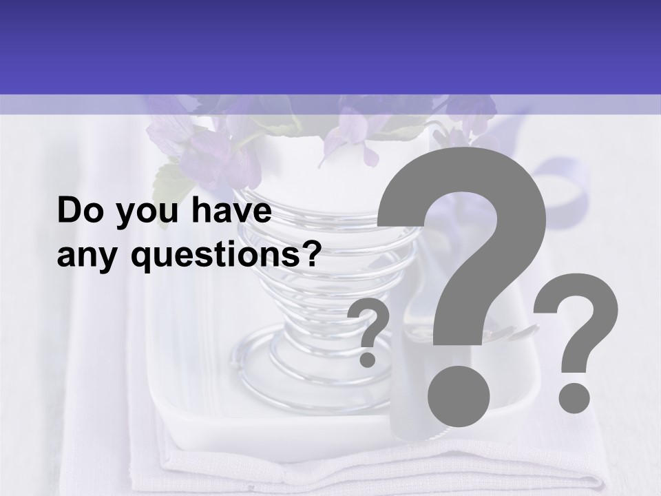 Fork Decoration Setting PowerPoint Template