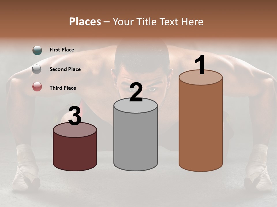 Mixed Martial Person PowerPoint Template