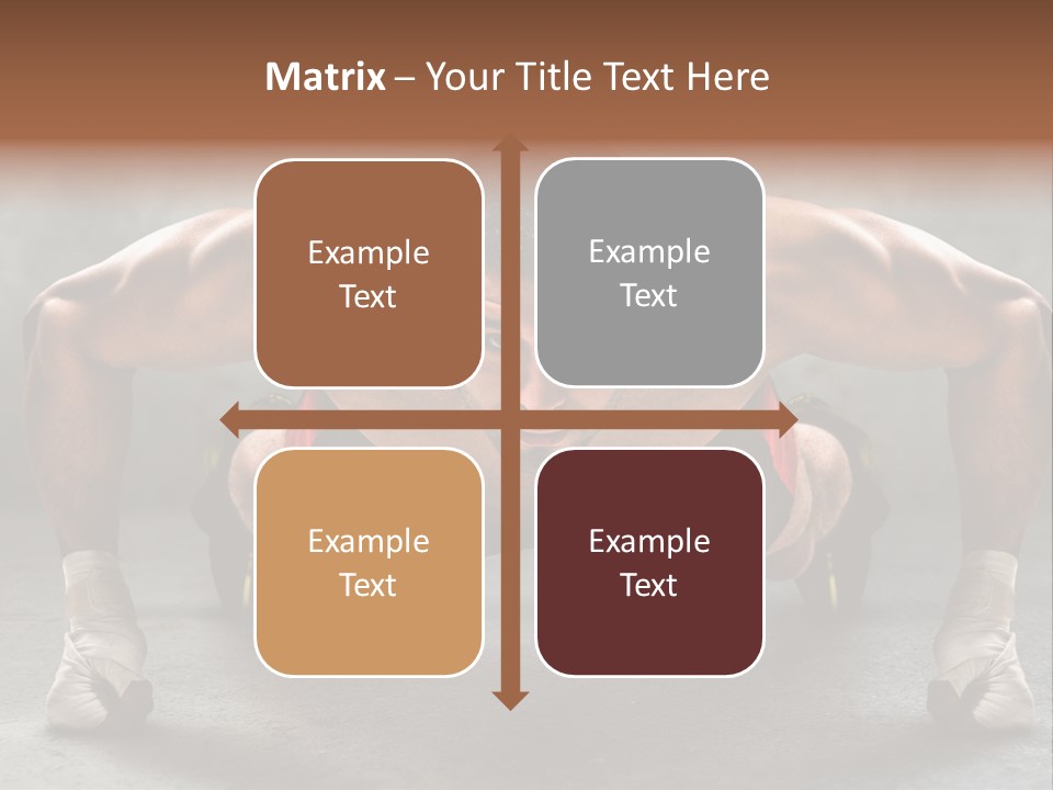 Mixed Martial Person PowerPoint Template