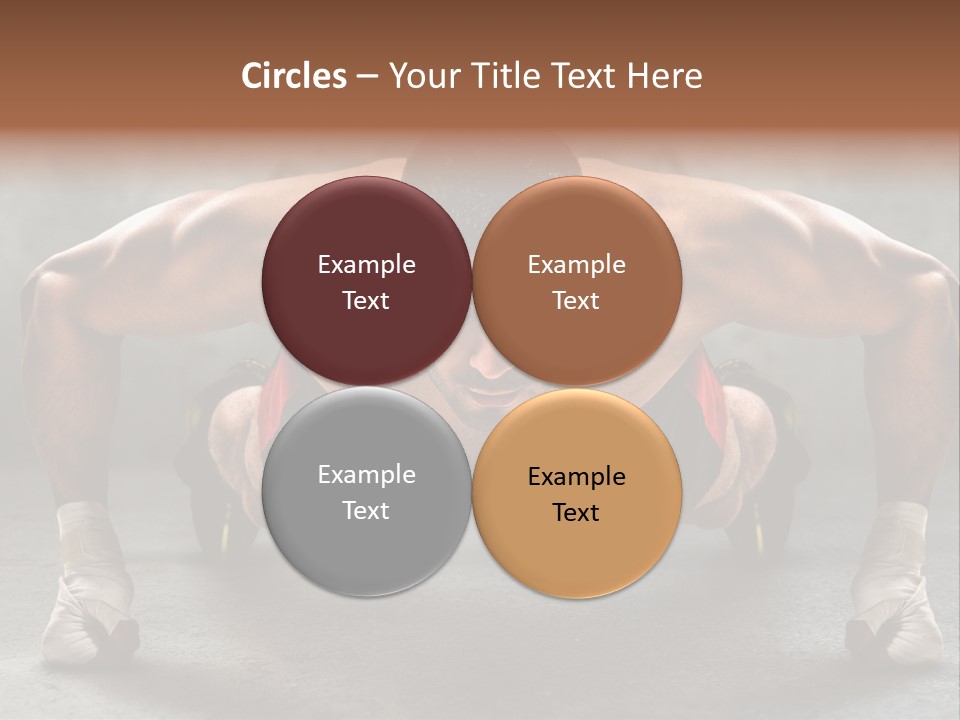 Mixed Martial Person PowerPoint Template