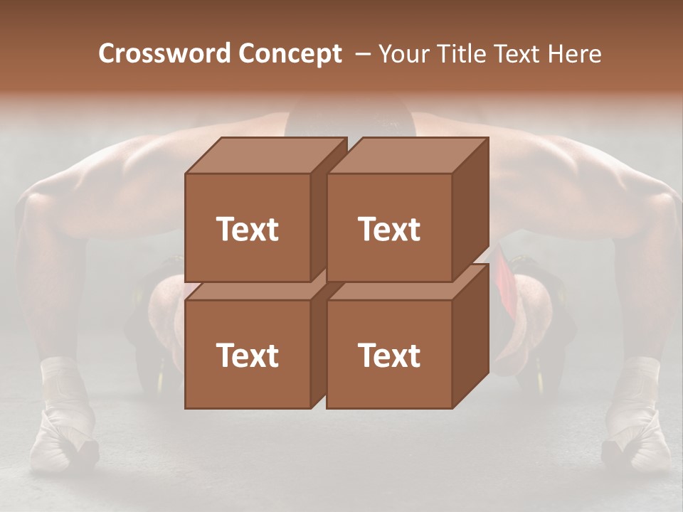 Mixed Martial Person PowerPoint Template