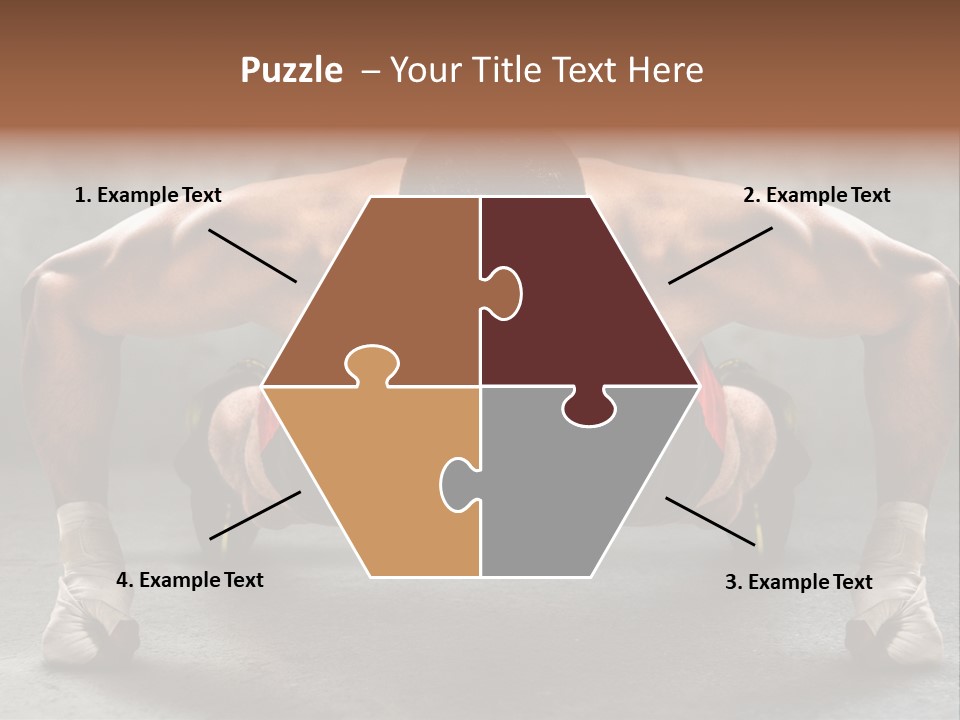 Mixed Martial Person PowerPoint Template