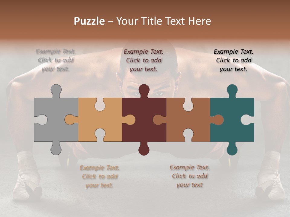 Mixed Martial Person PowerPoint Template