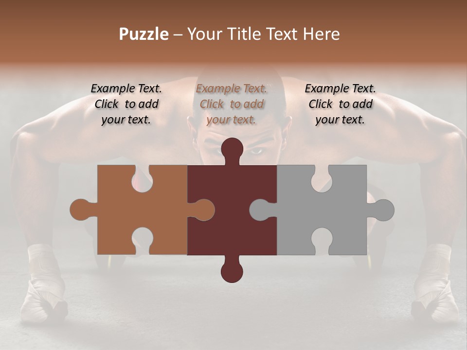 Mixed Martial Person PowerPoint Template