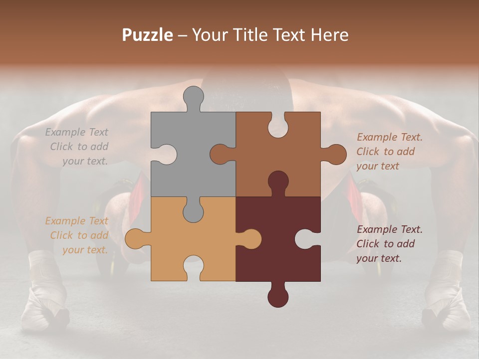 Mixed Martial Person PowerPoint Template