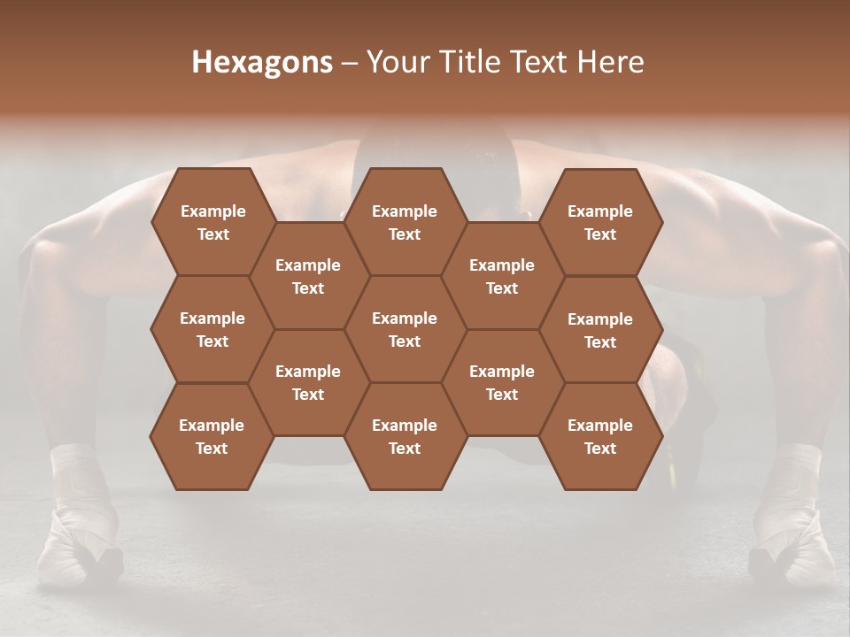 Mixed Martial Person PowerPoint Template