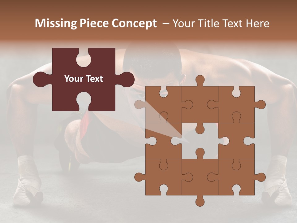 Mixed Martial Person PowerPoint Template