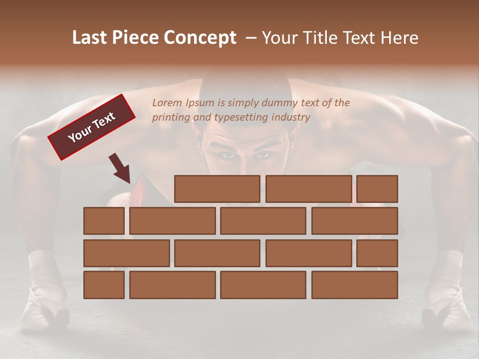 Mixed Martial Person PowerPoint Template