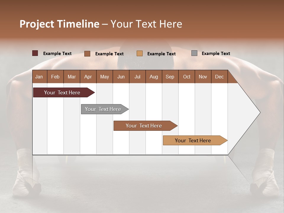 Mixed Martial Person PowerPoint Template