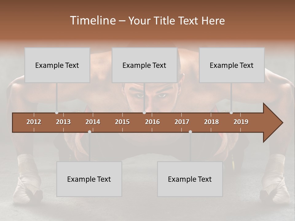 Mixed Martial Person PowerPoint Template