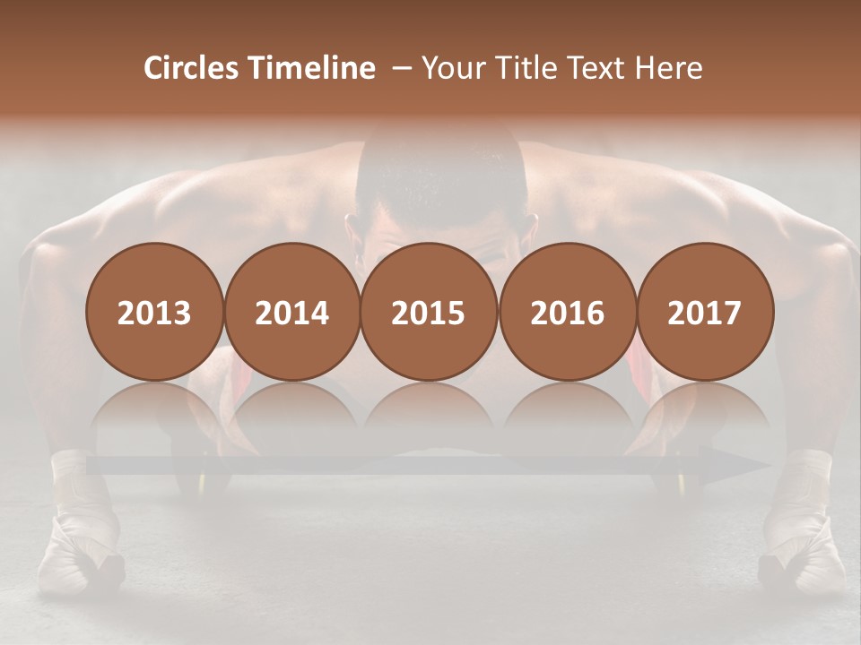 Mixed Martial Person PowerPoint Template