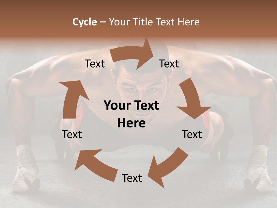 Mixed Martial Person PowerPoint Template