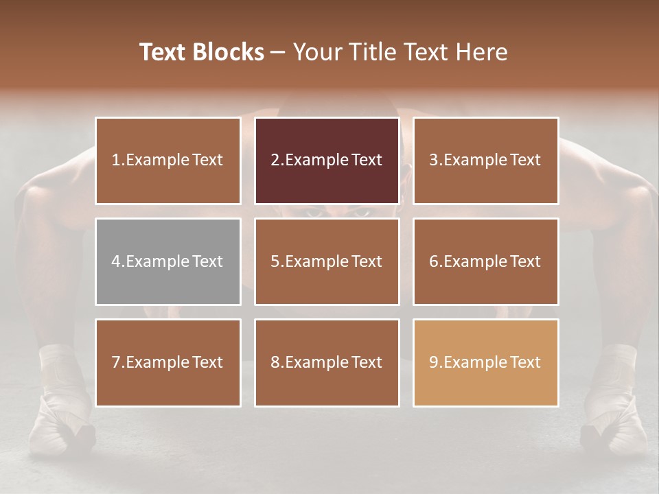 Mixed Martial Person PowerPoint Template